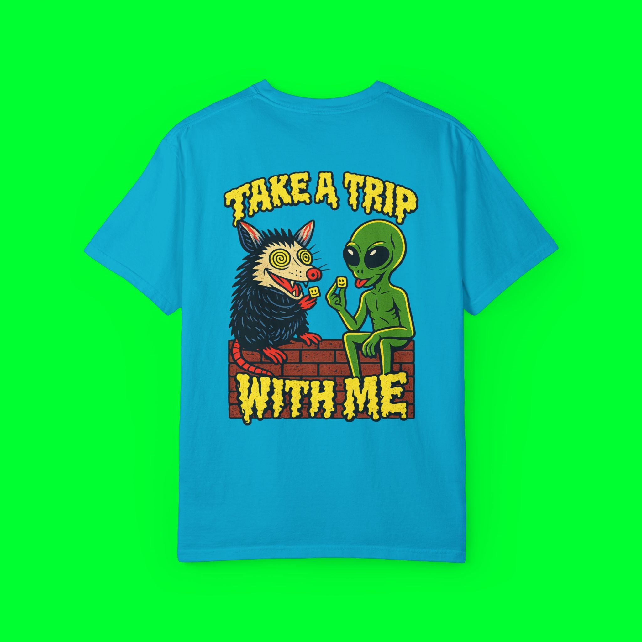 Take a Trip With Me Alien Friend Tee
