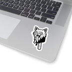 Stone Cold Kitty Kiss-Cut Sticker