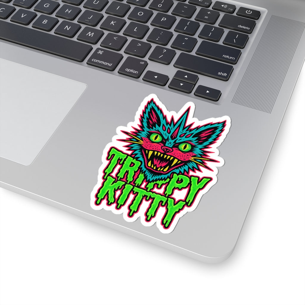Neon Trip Kiss-Cut Sticker