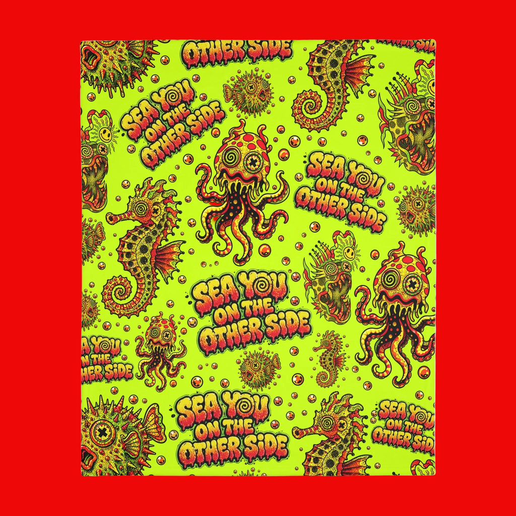 Deep Sea Velveteen Throw Blanket