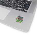 Neon Trip Kiss-Cut Sticker