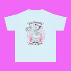 Literally Just A Girl Trippy Kiddie Tee