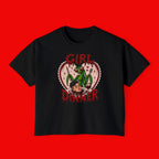 Girl Dinner Boxy Crop Tee
