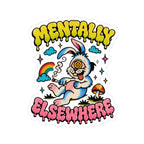 Mentally Elsewhere Kiss-Cut Sticker