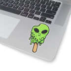 Alien Ice Cream Kiss-Cut Sticker