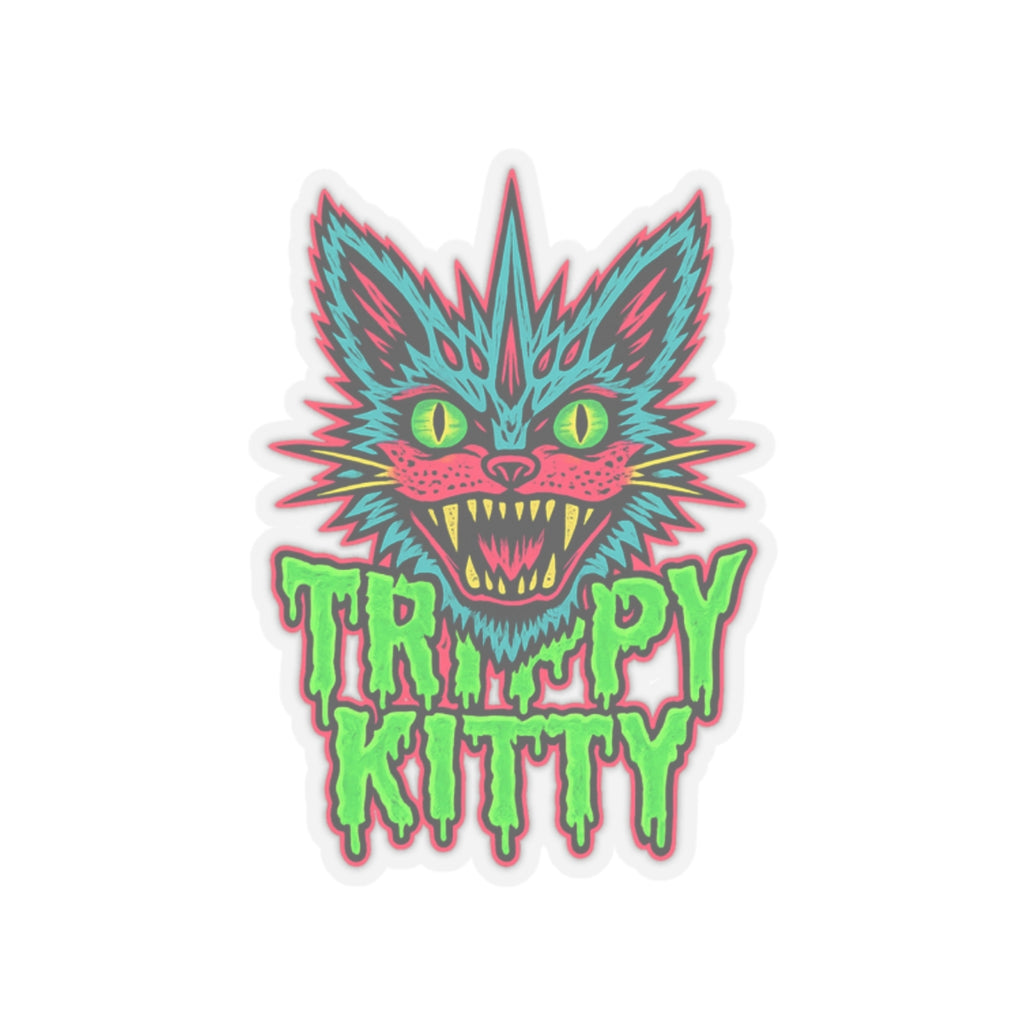 Neon Trip Kiss-Cut Sticker