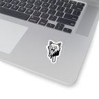 Stone Cold Kitty Kiss-Cut Sticker