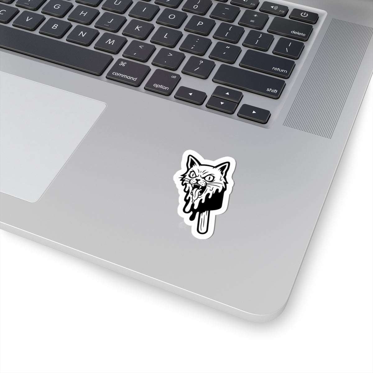 Stone Cold Kitty Kiss-Cut Sticker