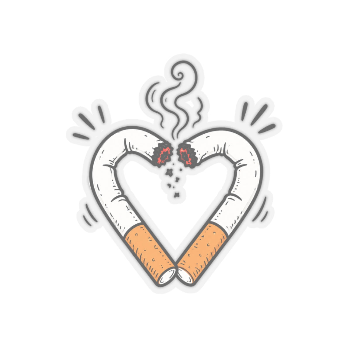 Smoke Show Kiss-Cut Sticker