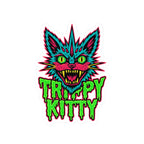 Neon Trip Kiss-Cut Sticker