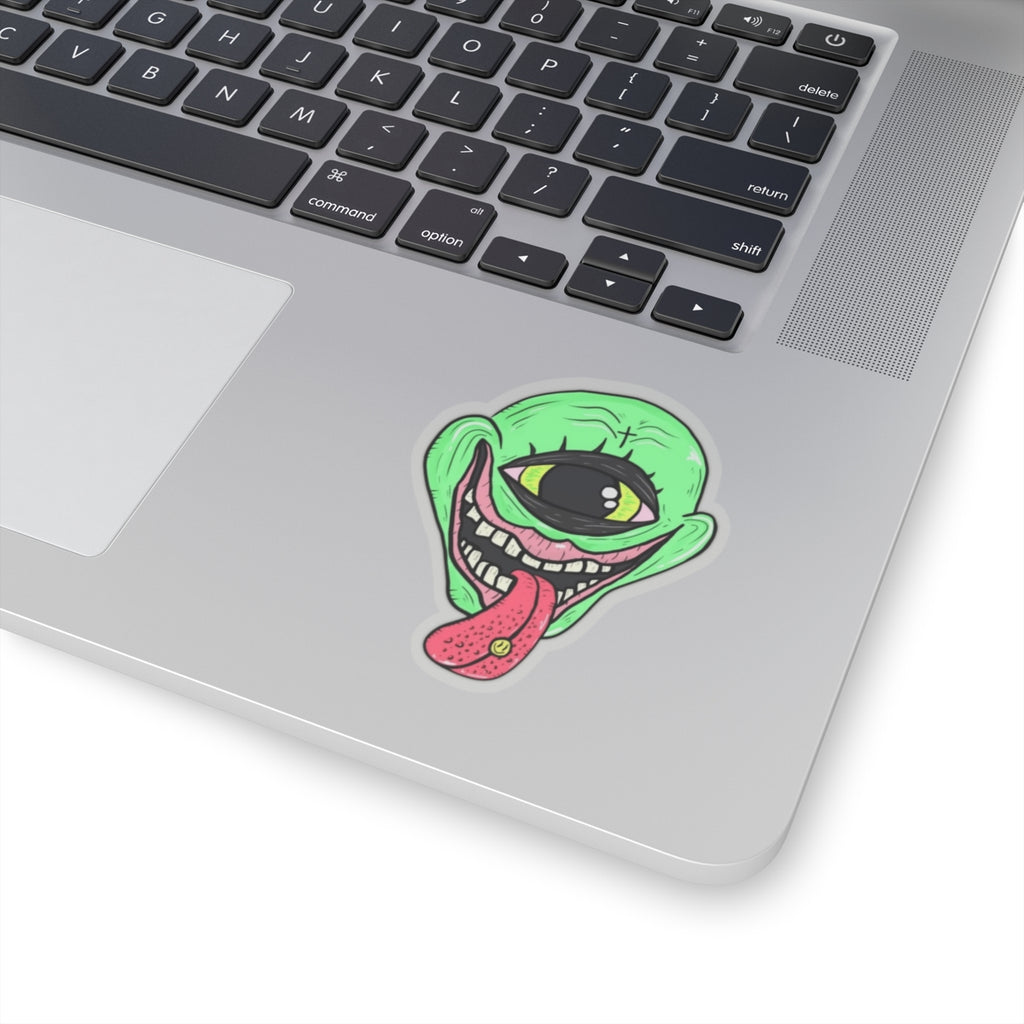Trippin' Alien Kiss-Cut Sticker