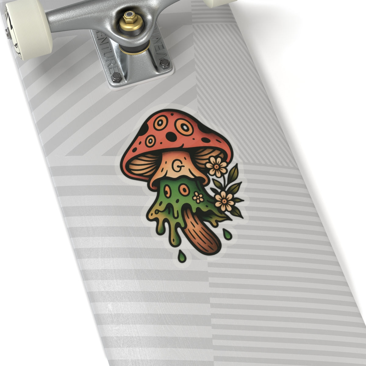 Trippy Mushroom Kiss-Cut Sticker