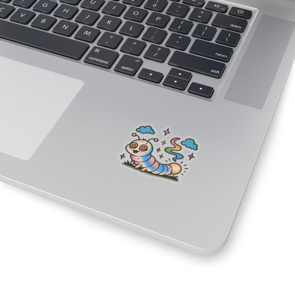 Glow Worm Kiss-Cut Sticker