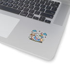 Glow Worm Kiss-Cut Sticker