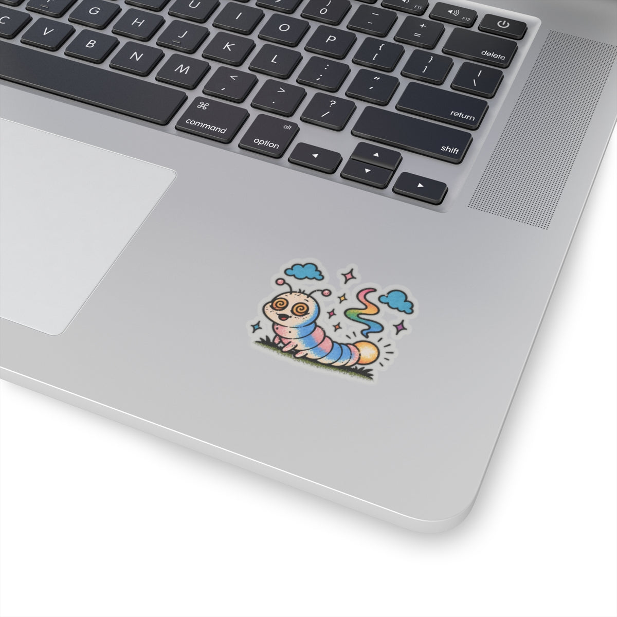 Glow Worm Kiss-Cut Sticker
