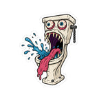 Bowlzilla Kiss-Cut Sticker