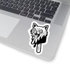 Stone Cold Kitty Kiss-Cut Sticker