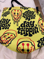 Day Trippin' Yellow Small Tote Bag