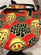 Day Trippin' Red Small Tote Bag
