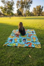 Trip To Space Velveteen Throw Blanket