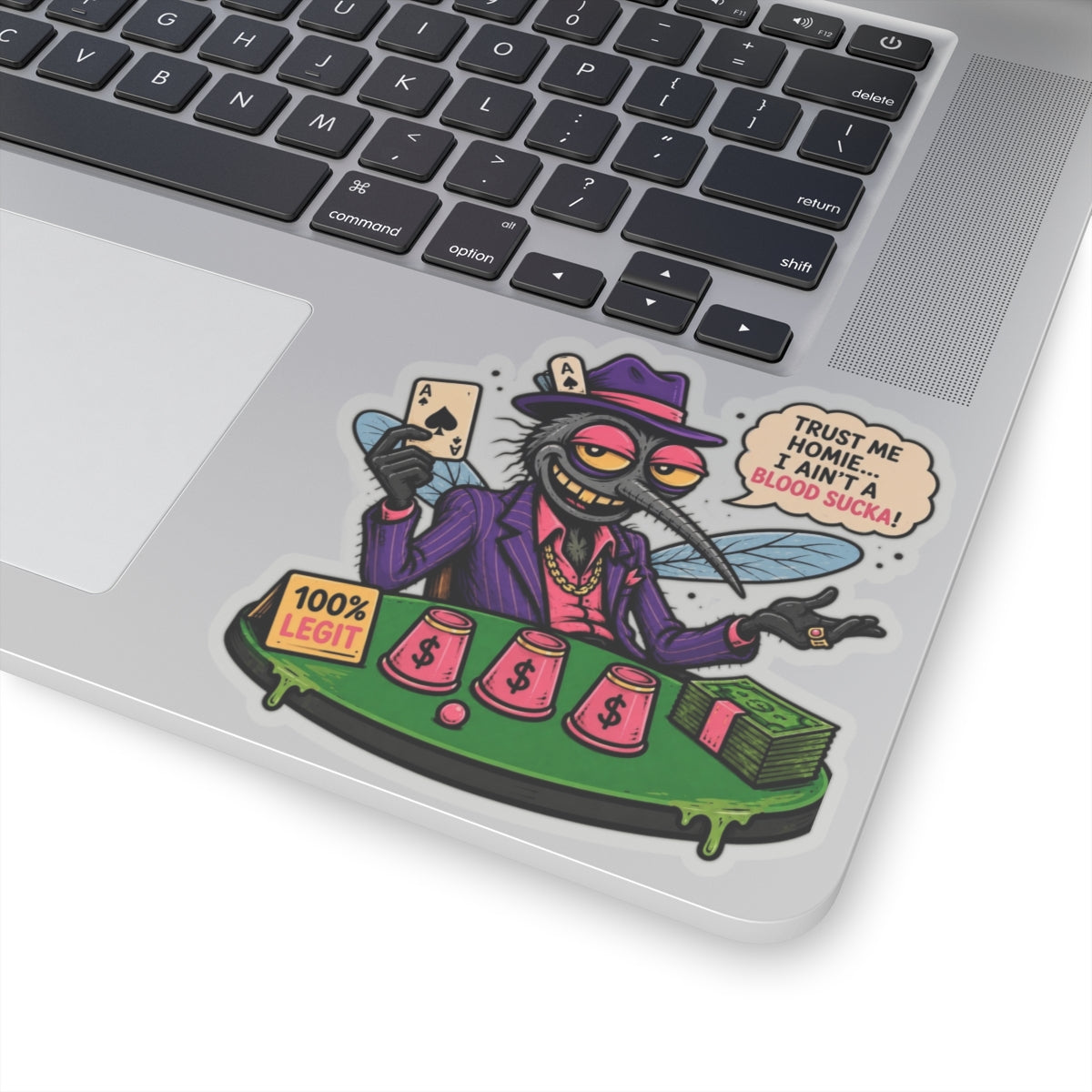 My Homie Praying Mosquito Kiss-Cut Sticker