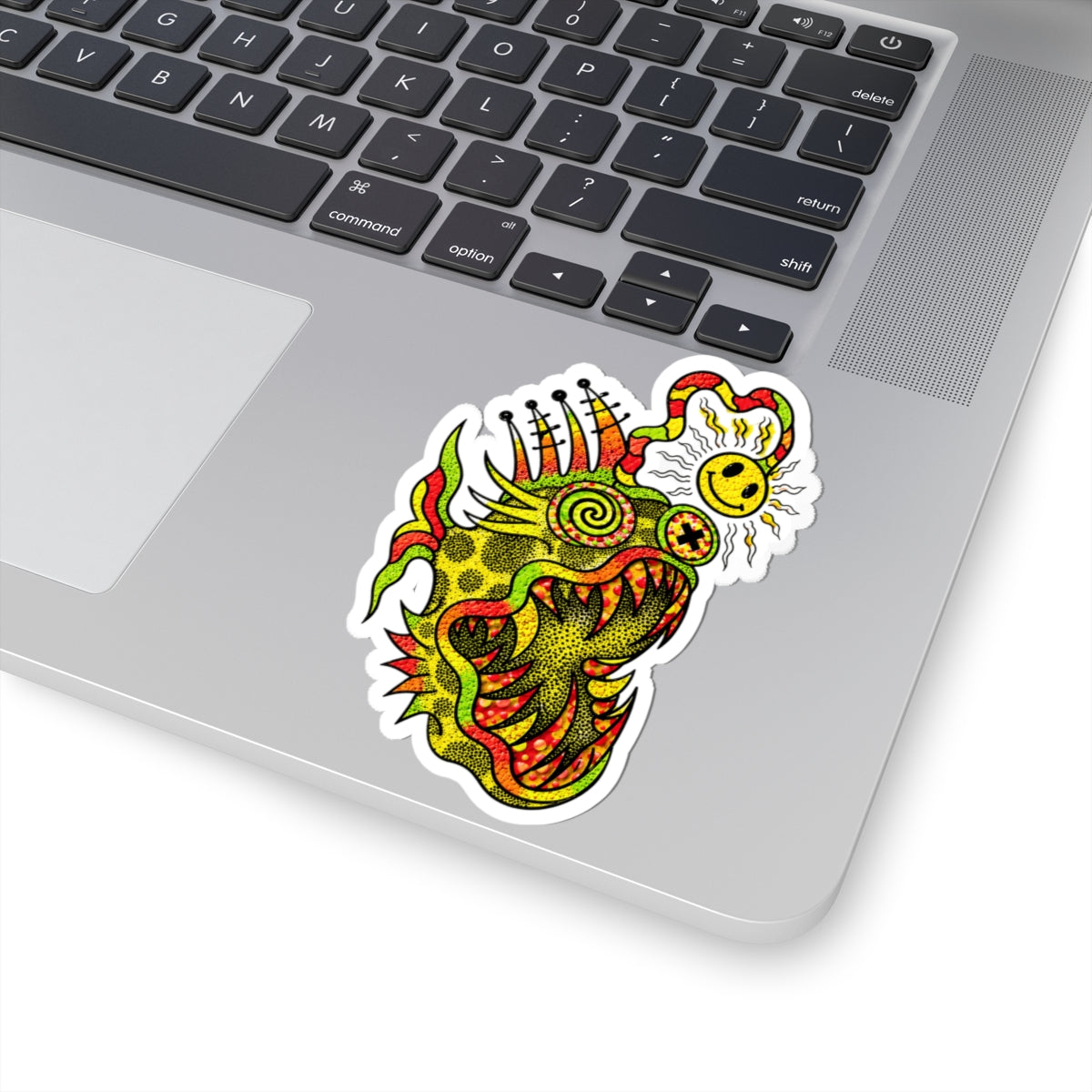Deep Sea Glow Fish Kiss-Cut Sticker