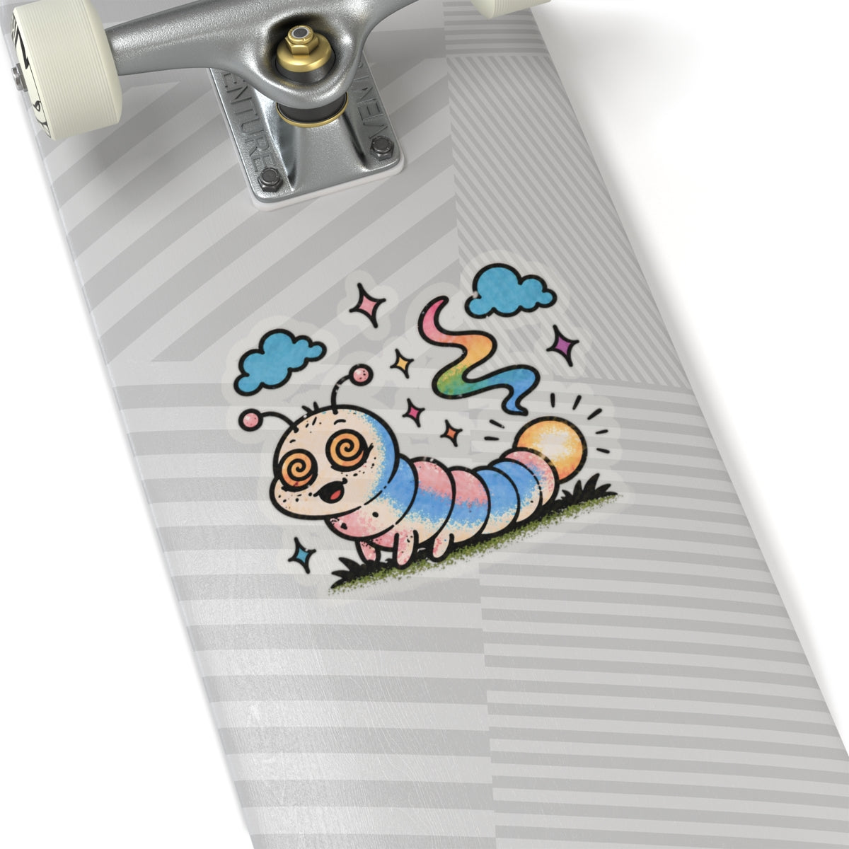 Glow Worm Kiss-Cut Sticker