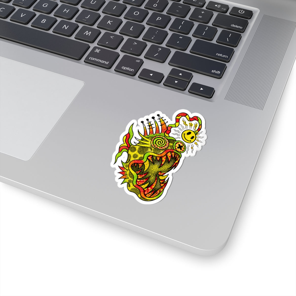 Deep Sea Glow Fish Kiss-Cut Sticker