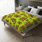 Deep Sea Velveteen Throw Blanket