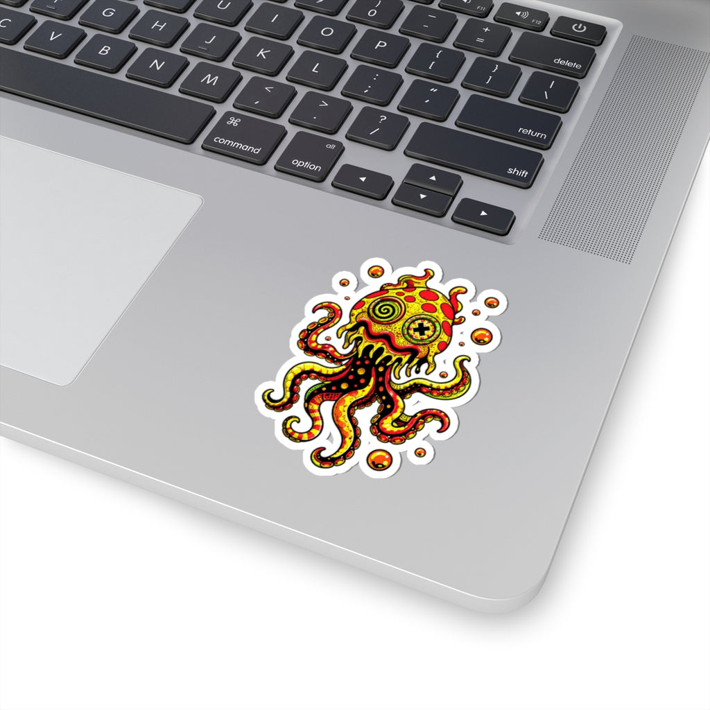 Deep Sea Octopus Kiss-Cut Sticker
