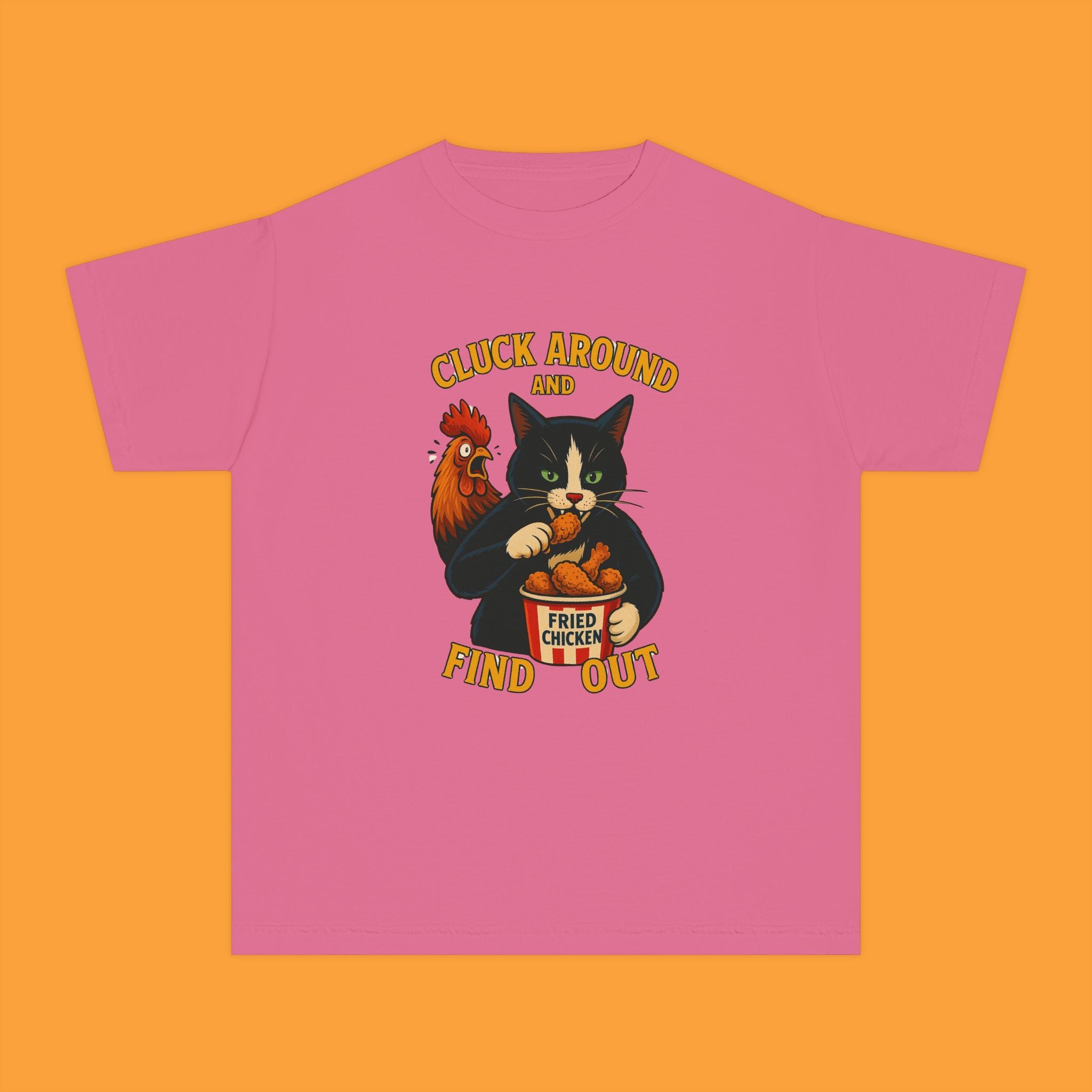 Cluck Around And Find Out Trippy Kiddie Tee