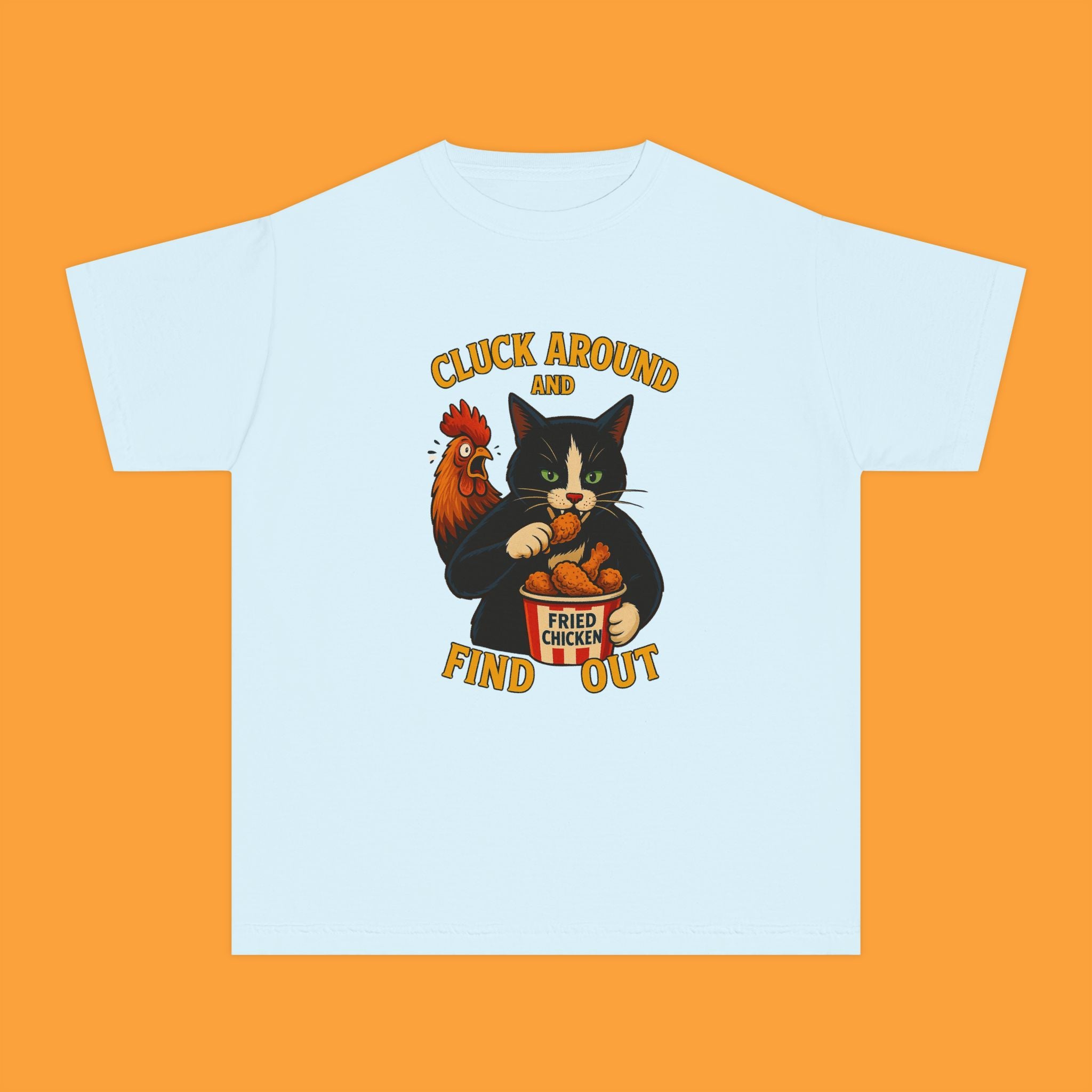 Cluck Around And Find Out Trippy Kiddie Tee