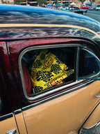 Day Trippin' Yellow Large Tote Bag