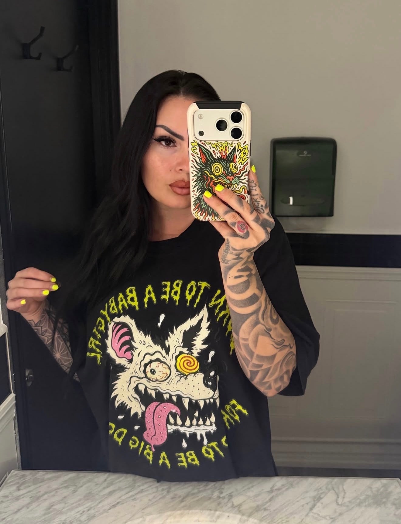 Born to Be a Babygirl, Forced to Be a Big Dog Tee